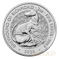 2 oz Tudor Beasts 2025 -...