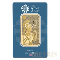 50g Britannia Gold Bar | New