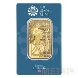 1 oz Britannia Gold Bar | NEW
