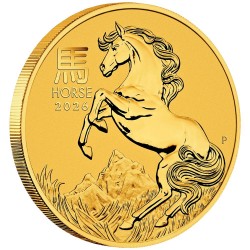 1/2 oz Lunar III Horse Gold...