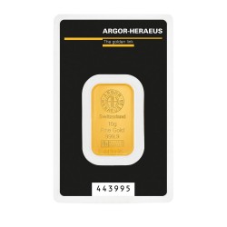 10g  Argor Heraeus Gold Bar...