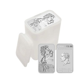 1 oz Lingot Lunaire argent...