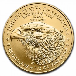 1/2 oz Eagle 25$ |Gold| 2022