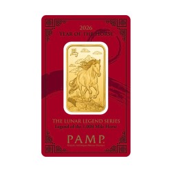 1 oz Lingot d'or PAMP Lunar...