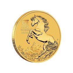 2 oz Lunar III Horse Gold 2026