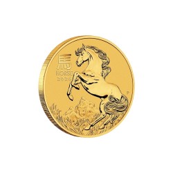 1/4 oz Lunar III Paard Goud...