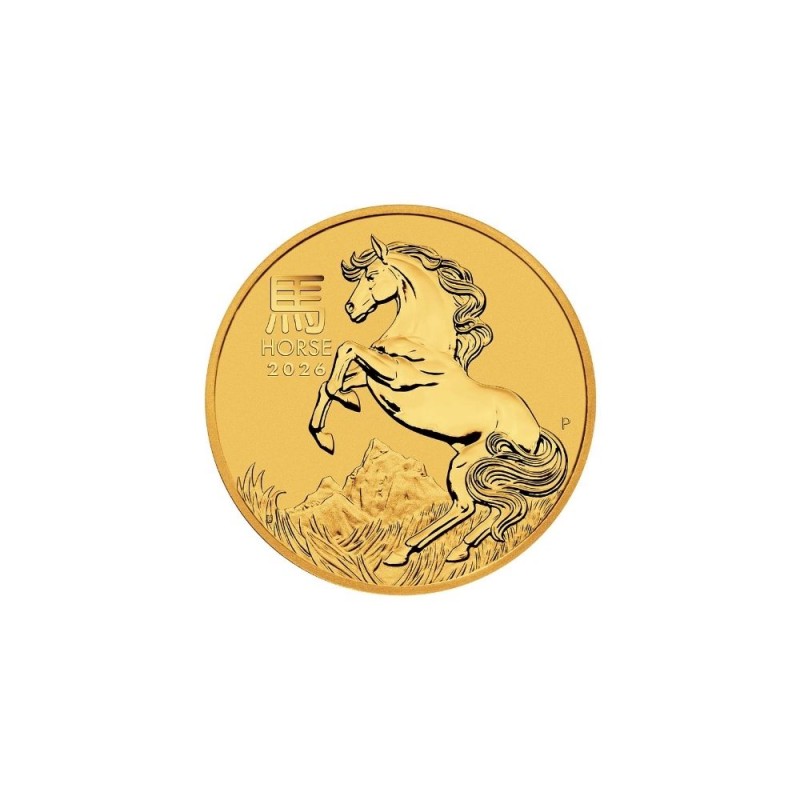 50 Euros Or France 2026 - Année du Cheval - Calendrier Chinois 50 Euros Or France 2026 - Année du Cheval - Calendrier Chinois