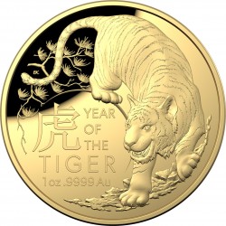 1 oz Tiger Lunar RAM Proof...