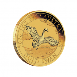 1 oz Pièce d'or Cygne...