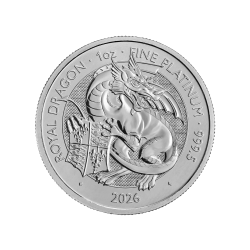 1 oz Tudor Beasts - Dragon...