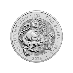 2 oz Tudor Beasts - Lion...