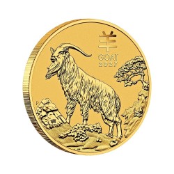 1/2 oz Lunar III Goat Gold...