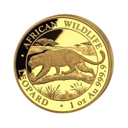 1 oz Leopard Somalia Gold -...