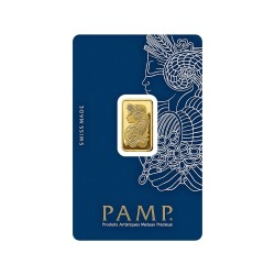 2.5g Goudstaaf PAMP Fortuna...