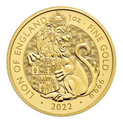 1 oz Tudor Beasts Lion...