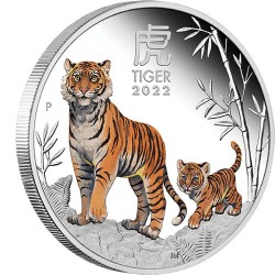 1 oz Lunar III Tiger color...