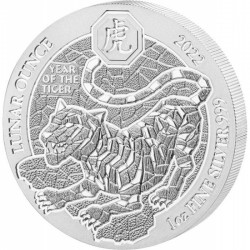 1 oz Tiger Lunar of Rwanda...