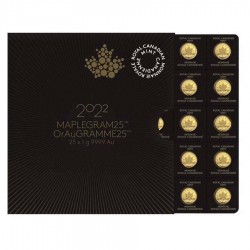 Maplegram 25x1gr |Gold| 2023