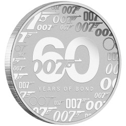 1 oz Tuvalu James Bond 60...