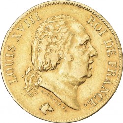 40 Francs Louis XVIII or