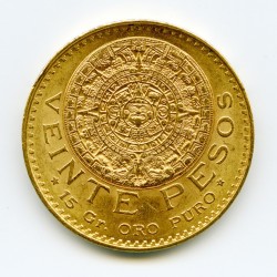 Gold 20 Pesos - Mexico...