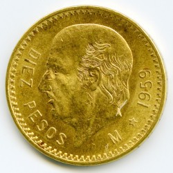 10 Pesos GOUD - Hidalgo...