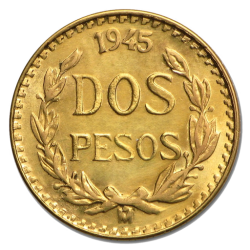 2 Pesos |Or| Mexique