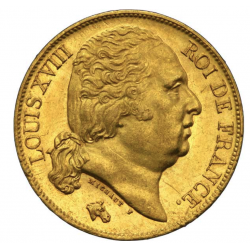 20 Francs Louis XVIII...