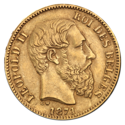 20 Francs Leopold II |Gold|