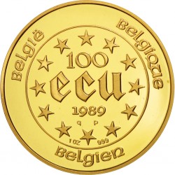 100 ecu goud - (1 oz)...