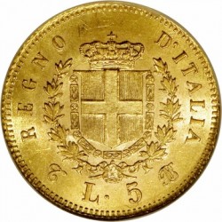 5 Lires Victor-Emmanuel II...