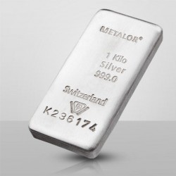 1 kg Baar LBMA |Zilver| Mix