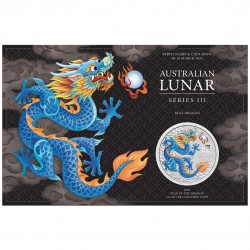 1 oz Dragon Lunar III Bleu...