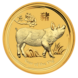 1 oz Lunar II Pig |Gold| 2019