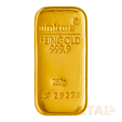 250g Gold Bar Umicore |New|