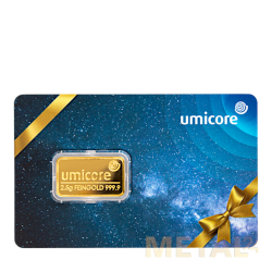 2.5g Gold Bar Gift Umicore...