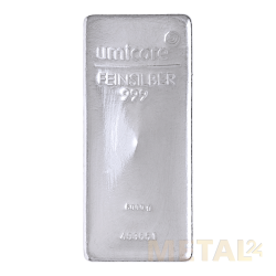 5 kg Lingot Argent Umicore...