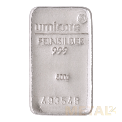 500g Lingot Argent Umicore...