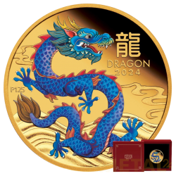 1 oz Lunar III Dragon Color...