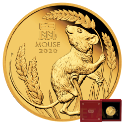 1 oz Lunar III Mouse Proof...