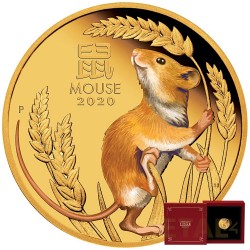 1 oz Lunar III Mouse Proof...