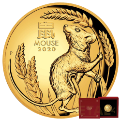 1 oz Lunar III Souris Haut...