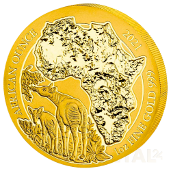 1 oz Okapi Rwanda |Gold| 2021