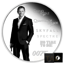 1 oz Tuvalu  James Bond 007...