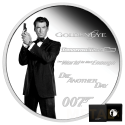 1 oz  Tuvalu James Bond 007...