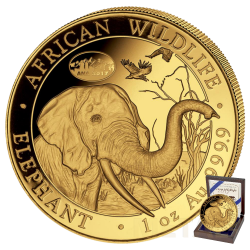 1 oz Elephant Somalia PM...