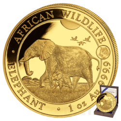 1 oz Elephant Somalia PM...