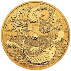 1 oz Dragon & Koi - Chinese...