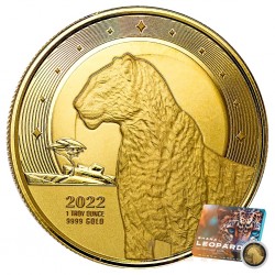 1 oz Leopard Ghana BE |Or|...