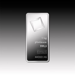 1Kg Platinum Bar - Valcambi